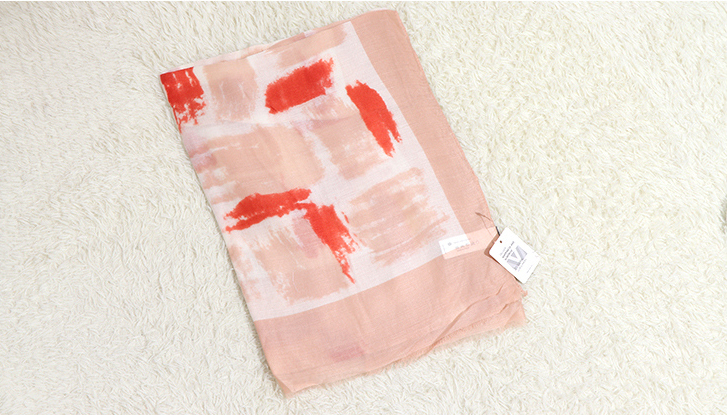Gentle Contrast Color Spring and Autumn Scarf
