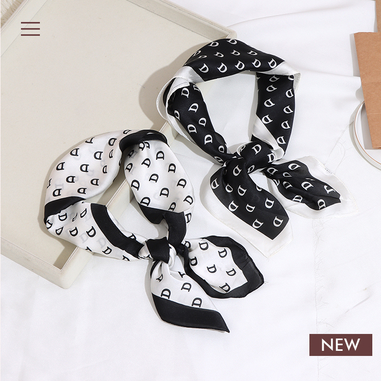 Stylish Letter Square Scarves