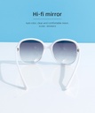 Stylish Round Frame Sunglasses for Ladies(White)