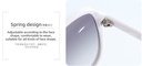 Stylish Round Frame Sunglasses for Ladies(White)