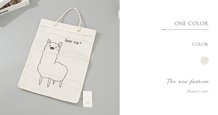 Lovely Alpaca Over the Door Hanging Organizer