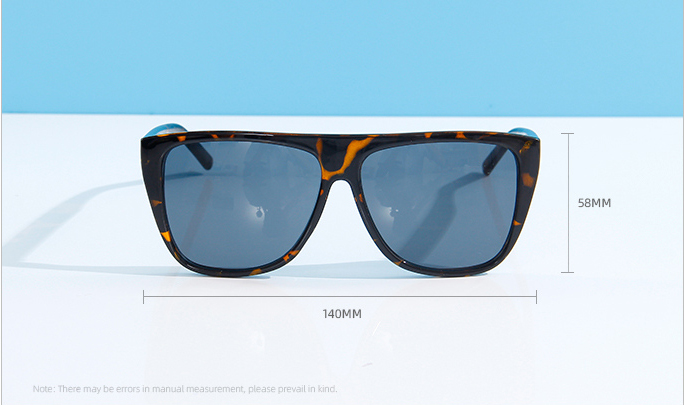 Simple All-match Sunglasses for Ladies(Yellowish-brown)