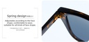 Simple All-match Sunglasses for Ladies(Yellowish-brown)