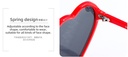 Unique Heart-shape Sunglasses for Ladies(Red)