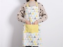 Geometric Triangle Pattern Apron (Yellow)