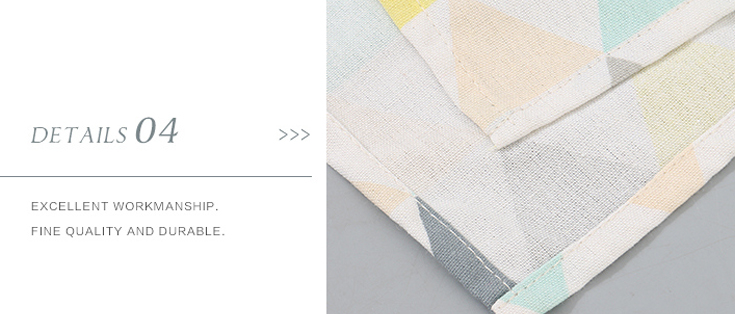 Geometric Triangle Pattern Apron (Yellow)