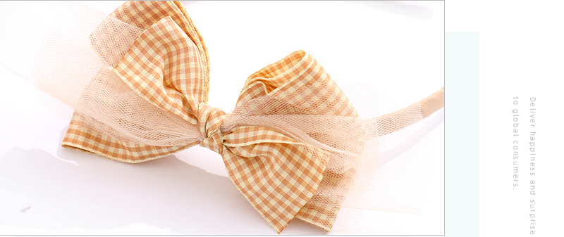 Checks Gauze Hair Band for Kids