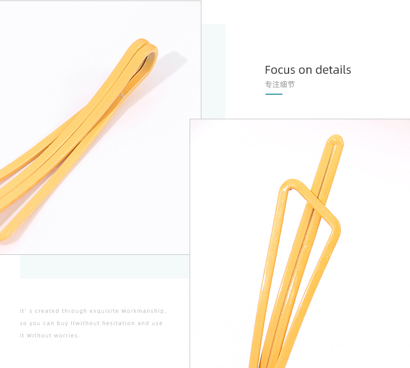 Simple Triangle Hair Pin 4PCS