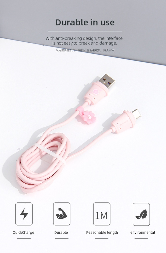 Milk Tea Design MICRO Data Cable-21NF0403