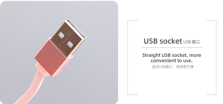 ICARER FAMILY UFO Shaped MICRO&TYPE-C 2-in-1 Data Cable(Pink)-AK104A1