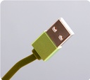 ICARER FAMILY UFO Shaped MICRO&TYPE-C 2-in-1 Data Cable(Green)-AK104A1