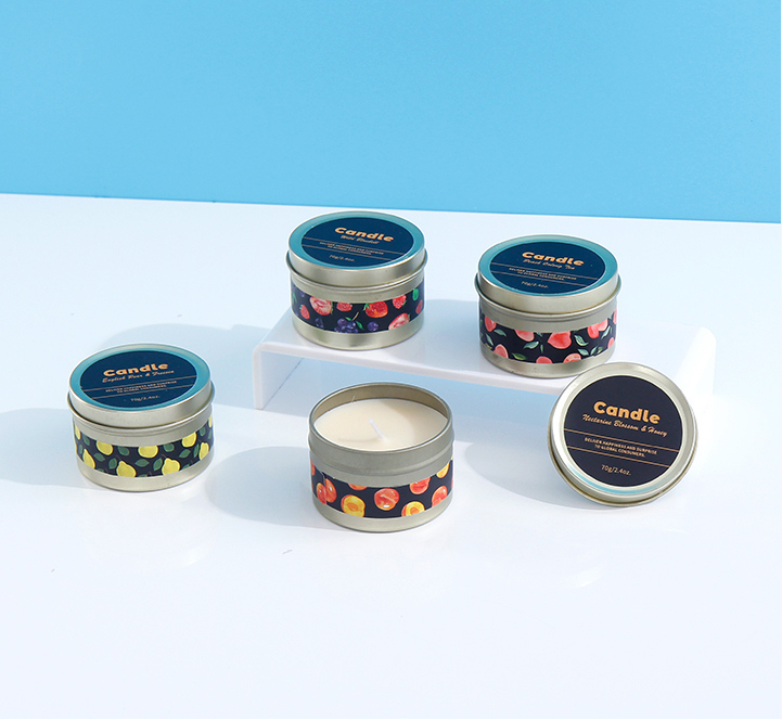 SC0006 Fruit Golden Can Candle 70g/2.4oz.
