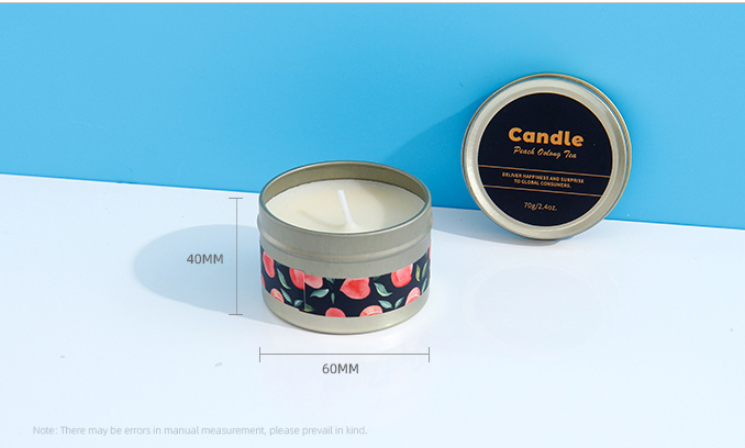 SC0006 Fruit Golden Can Candle 70g/2.4oz.