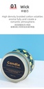 SC0006 Fruit Golden Can Candle 70g/2.4oz.
