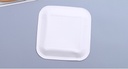 Golden Waving Square Paper Plate(7 Inches)(10 Count)
