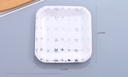 Golden Stars Square Paper Plate(9 Inches)(10 Count)