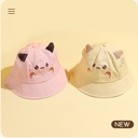 Happy Animal Expression Embroidery Hat for Kids
