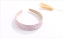 Sweet Printing Checks Wide Hair Band