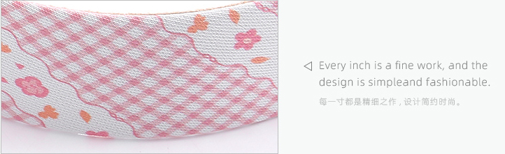 Sweet Printing Checks Wide Hair Band