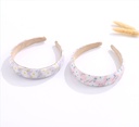 Sweet Printing Lace Sponge Hair Band