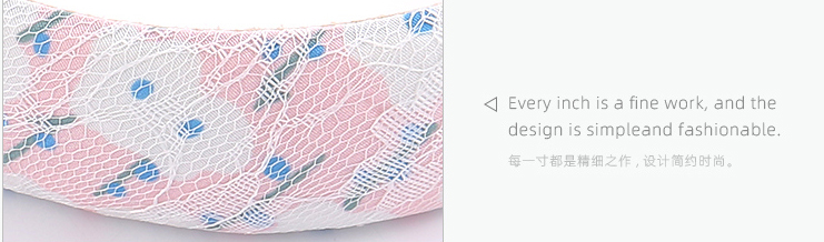 Sweet Printing Lace Sponge Hair Band