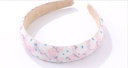 Sweet Printing Lace Sponge Hair Band