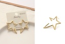 Simple Metal Star Earrings