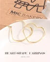 Metal Heart-shape Earrings