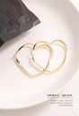 Metal Heart-shape Earrings