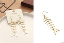 Stylish Fishbone Shaped Earrings