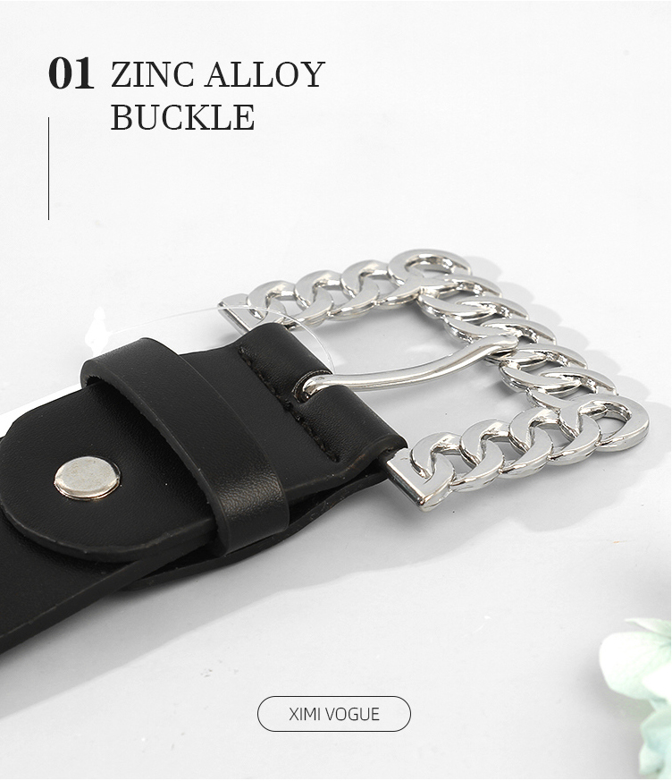 Unique Wide Belt for Ladies(Black)