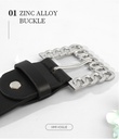Unique Wide Belt for Ladies(Black)