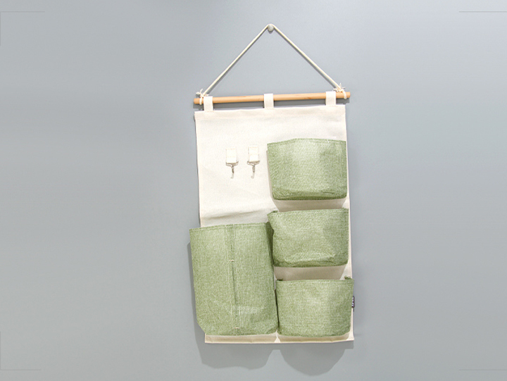 Large Capacity 4 Pockets Over the Door Hanging Organizer