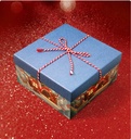 Snowhouse Christmas Series Gift Box-Blue Lid(190*190*95mm)