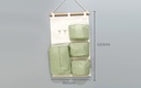 Large Capacity 4 Pockets Over the Door Hanging Organizer