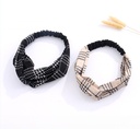 Simple Elegant Checks Hair Band