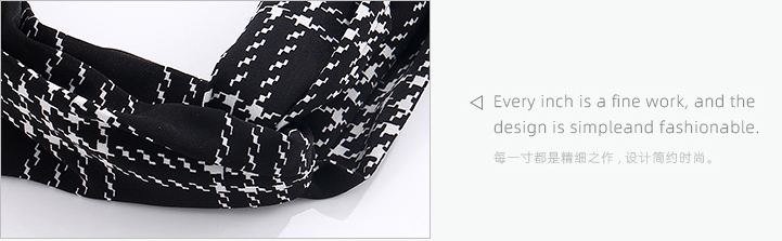 Simple Elegant Checks Hair Band