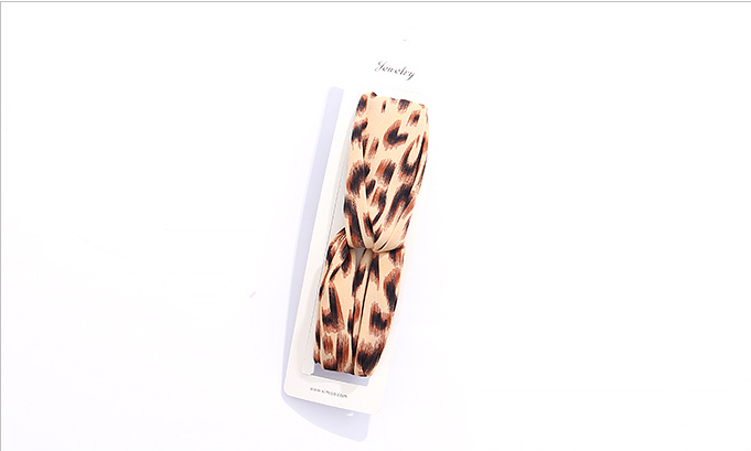 Simple Leopard Print Hair Band