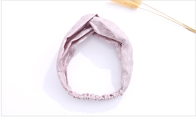 Simple Letter Printing Hair Band