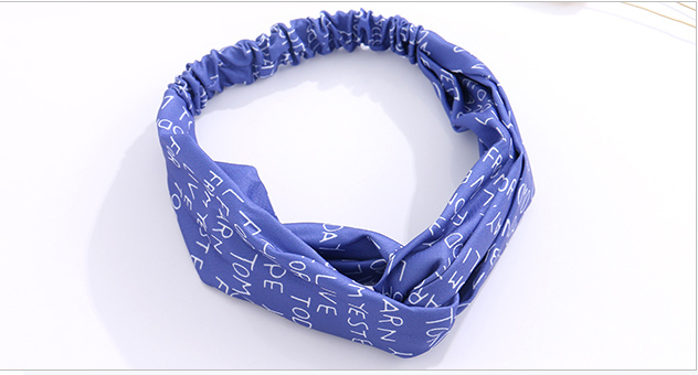 Simple Letter Printing Hair Band