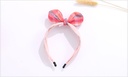 Checks Bowknot Headband for Kids
