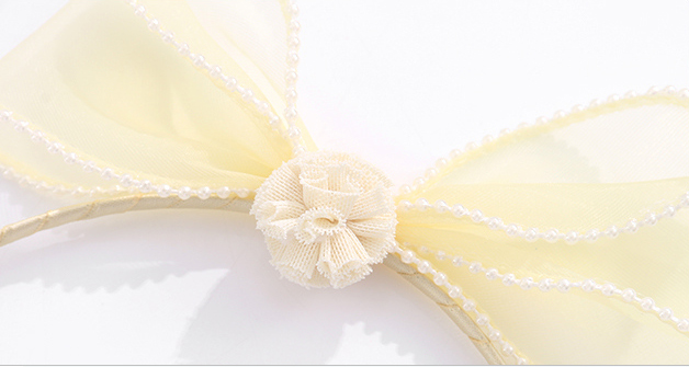 Ball Bowknot Gauze Headband for Kids