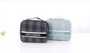 Checks Square Portable Toiletry Bag