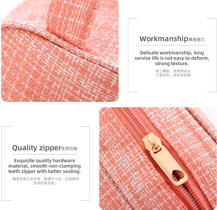 Checks Portable Toiletry Bag