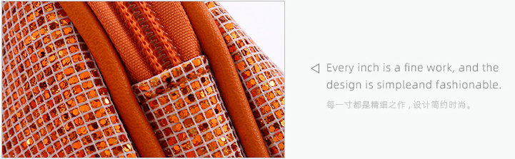 Dazzling Arc-shaped Cosmetic Bag
