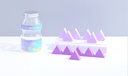 Puff with Storage Bottle(12 Count)
