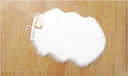 Imitation Animal Wool Floor Mat(White)