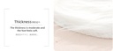 Imitation Animal Wool Floor Mat(White)