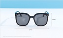 Stylish All-Match Unisex Polarized Sunglasses for Adult(Black)