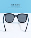 Stylish All-Match Unisex Polarized Sunglasses for Adult(Black)